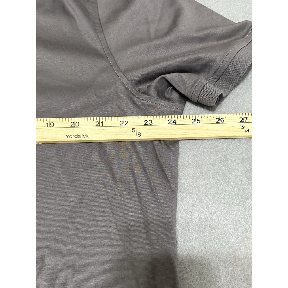 UNTUCKit Shirt Mens XL Damaschino Medallion Polo Golf Gray Performance - Picture 5 of 9